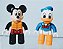 Lego duplo, bonecos Pato Donald e Mickey usados - Imagem 1