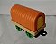 Locomotiva de metal Salty e vagão de gado de  plástico, versão carry along, coleção Thomas e amigos Mattel 2013 - Imagem 7