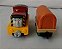 Locomotiva de metal Salty e vagão de gado de  plástico, versão carry along, coleção Thomas e amigos Mattel 2013 - Imagem 5