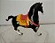 Miniatura Disney Applause 1998,  cavalo preto Khan da Mulan, 10cm comprimento 7,5 cm altura - Imagem 4
