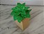 Vaso de planta folhagem verde da Dreamhouse Barbie Mattel 2018 - Imagem 1