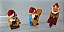 Anos 90, 10 gnomos anões variados coleção Kinder Ovo, usados - Imagem 3