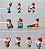 Anos 90, 10 gnomos anões variados coleção Kinder Ovo, usados - Imagem 5