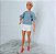 Barbie fashionistas #82 chic in chambray danificada para aproveitamento - Imagem 1