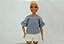 Barbie fashionistas #82 chic in chambray danificada para aproveitamento - Imagem 2