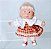 Mini boneca bem me quer vestido xadrez da Estrela anos 80/90, 12 cm - Imagem 1