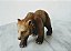 Miniatura de vinil Schleich 2003 de urso pardo 10 cm de comprimento - Imagem 1