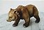 Miniatura de vinil Schleich 2003 de urso pardo 10 cm de comprimento - Imagem 2