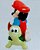 De 1989 miniatura de vinil Mario sentado na tartaruga, Nintendo, marca Applause, 6 cm - Imagem 3