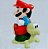 De 1989 miniatura de vinil Mario sentado na tartaruga, Nintendo, marca Applause, 6 cm - Imagem 2
