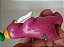 De 1993, Miniatura em PVC dinossauro roxo Barney com Bandeira 6.5cm - Imagem 5
