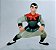 Miniatura Disney boneco articulado na cabeça e bracos de Li Shang , 8cm - Imagem 1