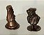 Miniaturas de metal kinder ovo 1998, série Old Castle, Dama e mosqueteiro, 3 cm - Imagem 3