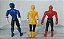 Bonecos  da Bandai, Power Rangers samurai azul, vermelho e amarelo, 10 cm - Imagem 3