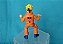 Boneco Naruto com botão  nas costas da coleção McDonald's usado - Imagem 4