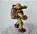 Boneco articulado tartaruga ninja Michelangelo com STOP na ombreira, Playmates 2012, 14 cm - Imagem 5