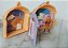 De 1996 Estojo Bluebird Polly pocket com colar  de Hércules e Megara Disney, falta Megara, 7x7x4 cm - Imagem 8