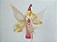 Fada rainha Clarion da coleção Tinkerbell  Disneyb fa Kie amigas 8 cm - Imagem 4