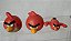 Angry Birds de plástico/vinil e borracha medindo entre 2 e 5 cm, lote de 17 bonecos /pecas de jogos - Imagem 3