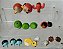 Angry Birds de plástico/vinil e borracha medindo entre 2 e 5 cm, lote de 17 bonecos /pecas de jogos - Imagem 8