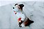 Bibelô de porcelana japonesa, Scottish Terrier com acordeon, 5 cm - Imagem 4