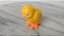 Pintinho amarelo a corda da Estrela 1982,4cm, usado, funcionando - Imagem 1