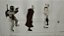 Bonecos estaticos  Star Wars; Boba Fett, Count Dooku e storm trooper, media 9 cm de altura - Imagem 3