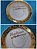 Xicara decorativa szul meia noite e dourado 3,5 cm altura 5,5 cm.diametro com pires 10,5 cm - Imagem 6