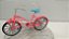 Bicicleta de plástico da Barbie com suporte para a boneca (com rachadura), Mattel - Imagem 3