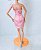 Barbie fashionistas swappin styles de vestido rosa de 2011, tem um dedo mindinho cortado - Imagem 5
