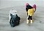 Miniatura de vinil do filme My Little Pony Songbird Serenade e moicano Grubber, Hasbro 4,5 e 3,5 cm - Imagem 1