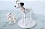 Miniatura Disney de vinil Dálmatas do 101 Dálmatas, grande da Applause 6 cm e o pequeno de 3 cm - Imagem 1