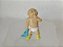 Miniatura de vinil de 1984, bebê Cabbage Patch Kids segurando paninho azul 6 cm - Imagem 5
