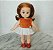 Minidoll Lucy da Estrela anos 70, vestido improvisado, 15 cm - Imagem 1
