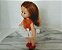 Minidoll Lucy da Estrela anos 70, vestido improvisado, 15 cm - Imagem 4