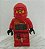 Boneco Lego Ninjago Kai relógio despertador 24 cm, funcionando - Imagem 1