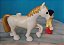 Lego duplo, boneco príncipe encantado da Cinderela Disney e cavalo branco crina doutada - Imagem 4