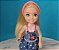 Boneca Chelsea , coleção Barbie, de saia jeans, 14 cm - Imagem 2