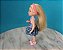 Boneca Chelsea , coleção Barbie, de saia jeans, 14 cm - Imagem 3