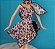Roupa para Barbie Fashion Fever 2005, vestido de oncinha com echarpe - Imagem 2