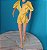 Roupa vintage 1984 para Barbie , macaquinho /jumpsuit amarelo Fashion Play - Imagem 1