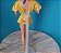 Roupa vintage 1984 para Barbie , macaquinho /jumpsuit amarelo Fashion Play - Imagem 4