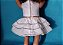 Roupa de boneca American Girl 2016 Lea's Celebration vestido branco com babados - Imagem 4
