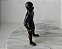 Boneco ninja preto Apolo 18cm - Imagem 8