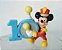 Miniatura DisneyApplause vintage ,anos 90,  Mickey mouse baterista da Banda marcial tambor numero 10, 6 cm - Imagem 1