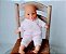 Boneca bebe, corpo de pano, produzida na Espanha, 16 cm - Imagem 1