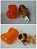 Pelúcia pequena de Daschund coleção the dog da Artlist,  McDonald's 2004 - Imagem 3