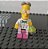 Lego , mini figura professor Frink  do the Simpsons ,  2015 - Imagem 1