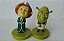 Bonecos bobblehead Shrek e Fiona DreamWorks, promoção Cinemark, 8 cm - Imagem 1