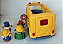 Onibus escolar dos bonecos Little People com 4 bonecos+cadeira de rodas ; luz acende mas  o som não funciona - Imagem 3
